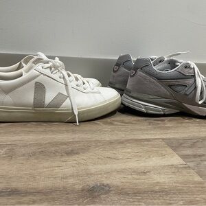 Veja White and Cream Sneakers and new balances
